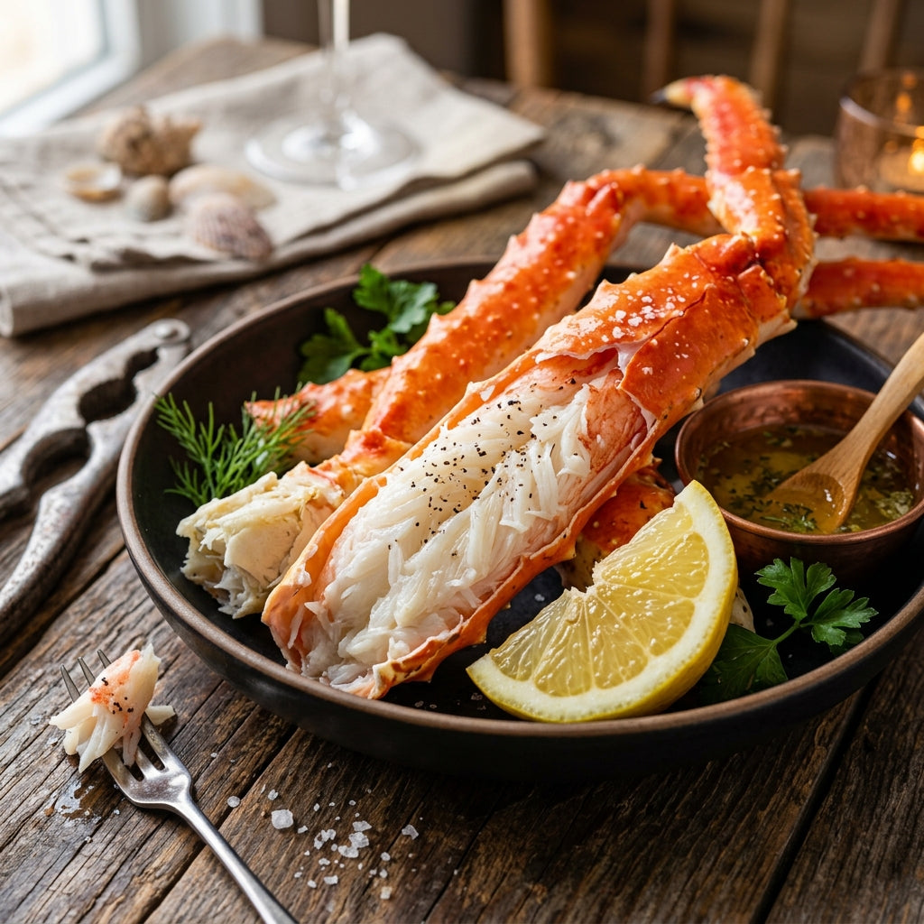 Wild Alaskan Red King Crab Legs & Claws – Flash Frozen